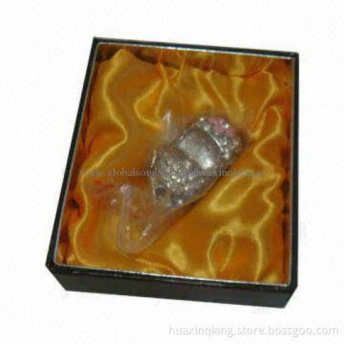 Diamond USB Flash Drive, Metal + Diamond Housing, 5-year Warranty, USB 2.0/3.0
